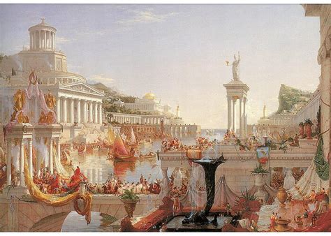 The Course of Empire Painting by Thomas Cole