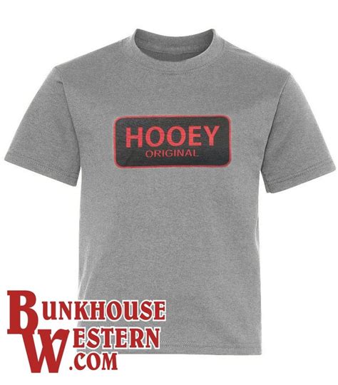 YOUTH, Hooey Original, Gray, Tee Shirt, Kids, Cowboy, Cowgirl, $27.98 | Original tees, Hooey, Tees