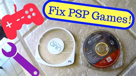 How to Fix UMD Games for PSP - Make Discs Read Again! - YouTube