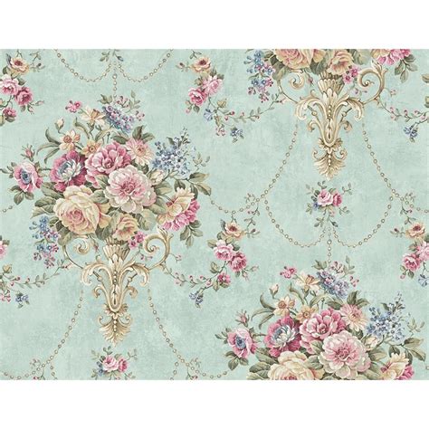 Blue Floral Victorian Wallpapers on WallpaperDog