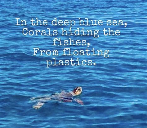 Plastics | Haiku poems, Poems, Deep blue sea