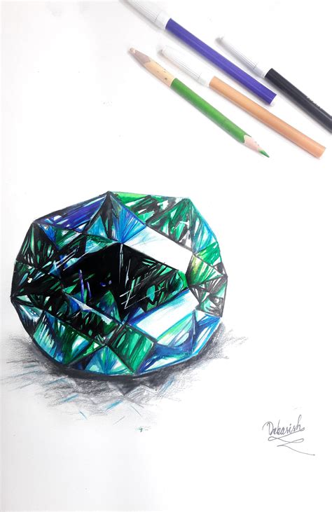 Gemstone Drawing | Free download on ClipArtMag