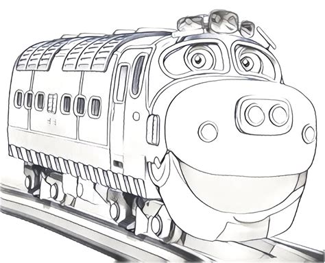 Coloring page Chuggington : Brewster 1