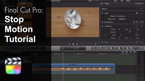 Final Cut Pro X Stop Motion Tutorial - YouTube