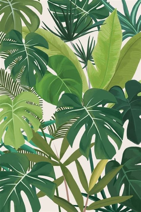 Tropical Party, an art print by marrie green | Plant wallpaper, Tropical background, Tropical art