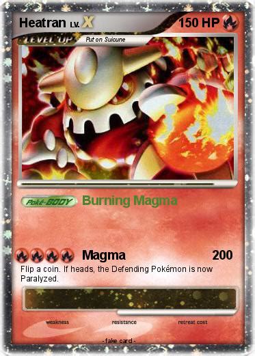 Pokémon Heatran 794 794 - Burning Magma - My Pokemon Card