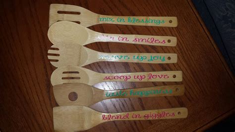 Personalized Wooden Utensils | Crafty, Wooden utensils, Wooden