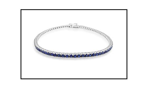 Gold Tennis Bracelet with Sapphires – Mozafarian Jewellers Ltd