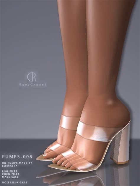 RC-PUMPS-008 - RC FILESALE | Pumps, Heeled mules, Sims 4 dresses