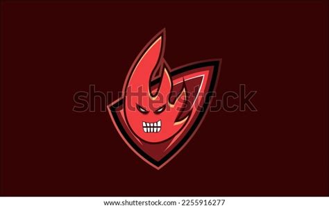 Fire Gaming Logo Template Vector Stock Vector (Royalty Free) 2255916277 ...