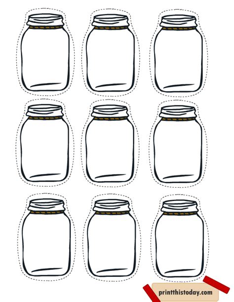 Free Mason Jar Printables