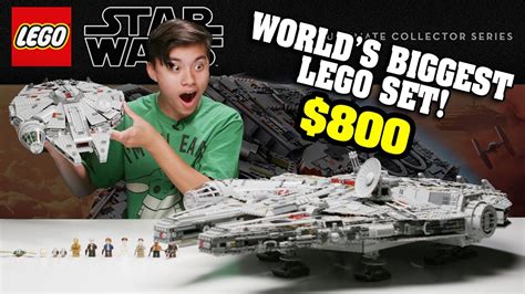 BIGGEST LEGO SET IN THE WORLD!!! LEGO Star Wars UCS Millennium Falcon ...