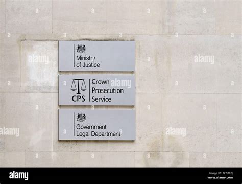 London, England, UK. Ministry of Justice / Crown Prosecution Service ...