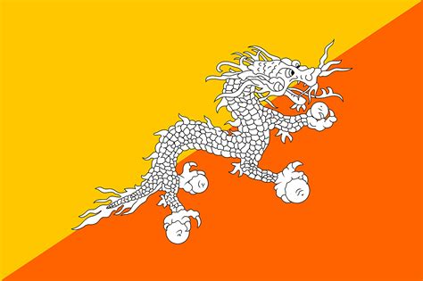 Foto Bhutan Bandiera