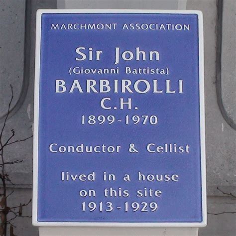 Sir John Barbirolli - Marchmont Street : London Remembers, Aiming to capture all memorials in London