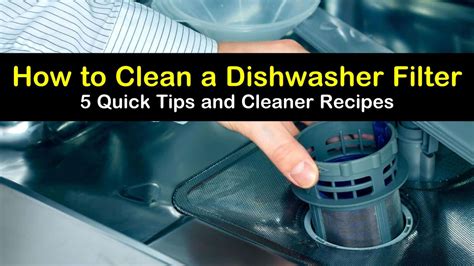 5 Quick Ways to Clean a Dishwasher Filter