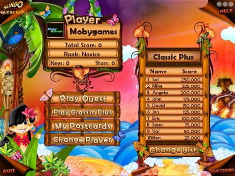 Screenshot of Slingo Quest Hawaii (Windows, 2008) - MobyGames