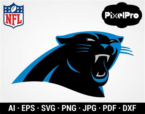 Carolina Panthers Logo Carolina Panthers NFL logo vector | Etsy