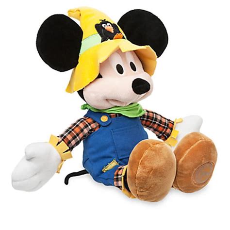 Disney Store Halloween 2016 Mickey Mouse Scarecrow Plush New with Tags - Walmart.com