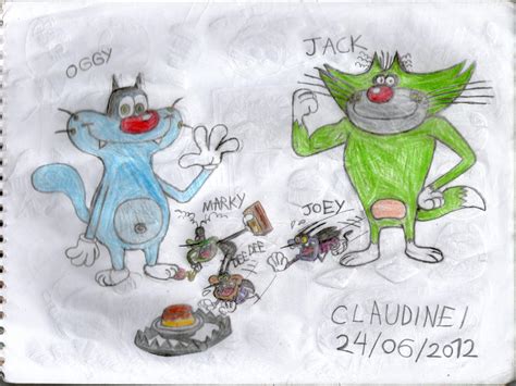 Oggy, Jack and the Cockroaches by claudinei230 on DeviantArt