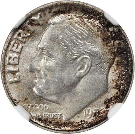 Value of 1952-D Dime | Sell and Auction, Rare Coin Buyers