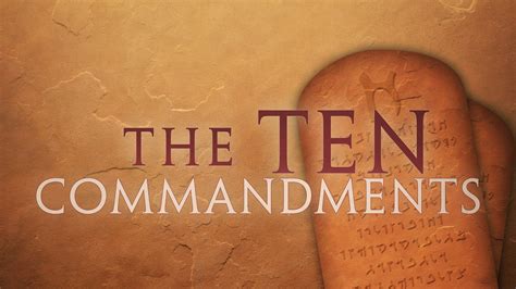 The Ten Commandments