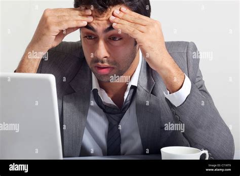 Businessman stressed at work Stock Photo, Royalty Free Image: 38763993 - Alamy