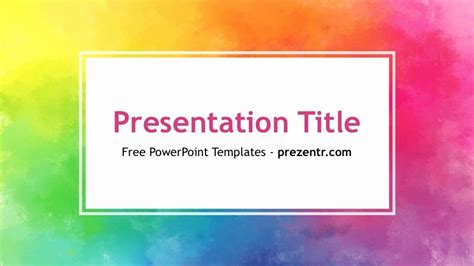 Colorful Powerpoint Template | Powerpoint templates, Powerpoint, Templates