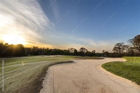 Sand Trap Sunset Stock Photo | Adobe Stock