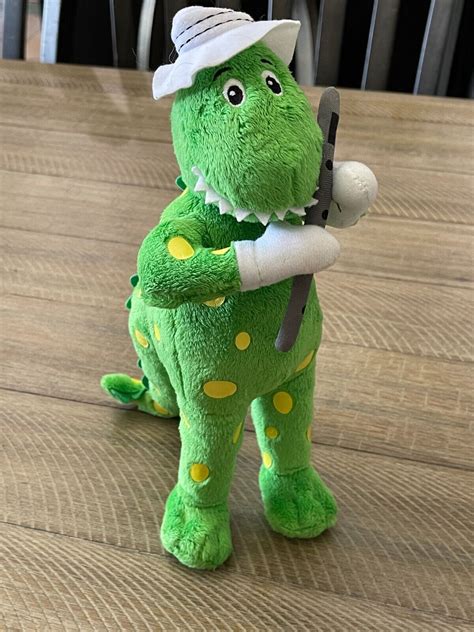 The Wiggles Dorothy Dinosaur Plush Stuffed Animal 11" Playing The Flute 2013 | #4579004411