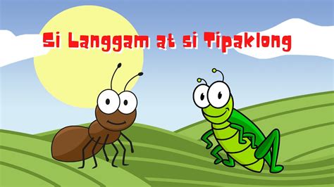 Si Langgam at si Tipaklong | Kwentong Pambata - YouTube