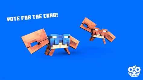 I made the Crab from the mob vote trailer! so cool and cute : r/Minecraft