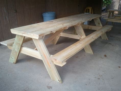 12 ft picnic table plans