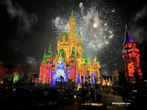 Cinderella Castle Disney World Fireworks