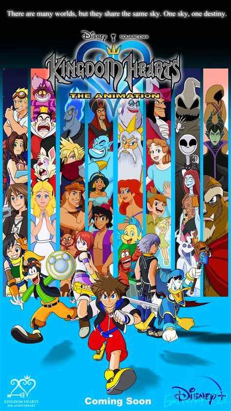 Kingdom Hearts 20th Anniversary MOCK anime poster by KudoTsurugi on DeviantArt