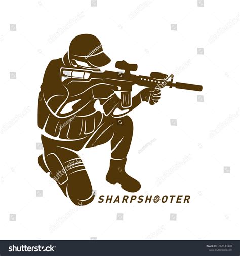 Sniper Vector Logo Design Concept Style Stock Vector (Royalty Free) 1567143370 | Shutterstock