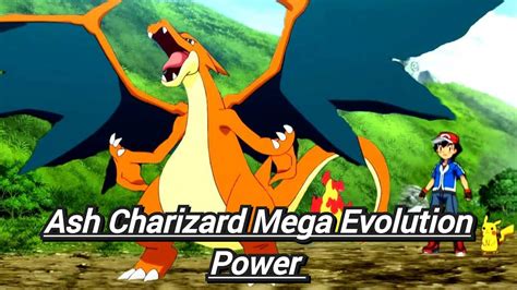 Ash Charizard Mega Evolution Full Power | Pokemon - YouTube