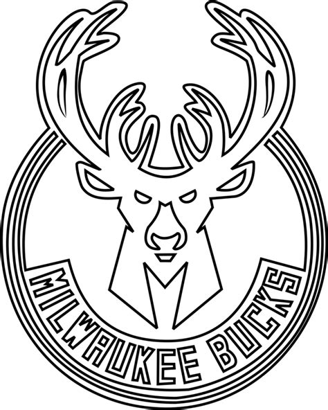 Printable Milwaukee Bucks Coloring Pages Pdf Free - Coloringfolder.com ...