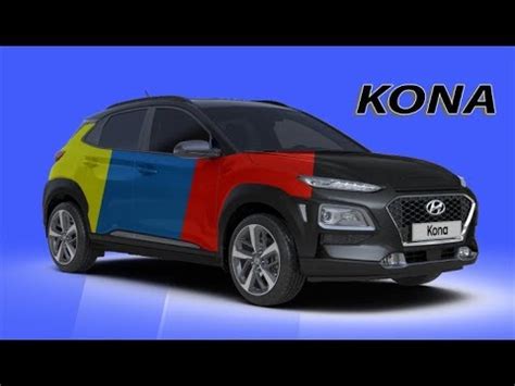 2018 Hyundai Kona All Color Options - YouTube