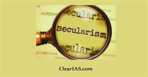 Secularism - ClearIAS