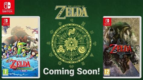 The Legend Zelda Wind Waker HD and The Legend Zelda Twilight Princess ...