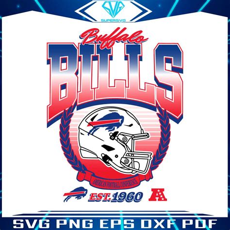 Buffalo Bills Football Est 1960 Helmet Svg Download