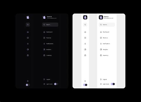 Dashboard Sidebar Navigation | Figma