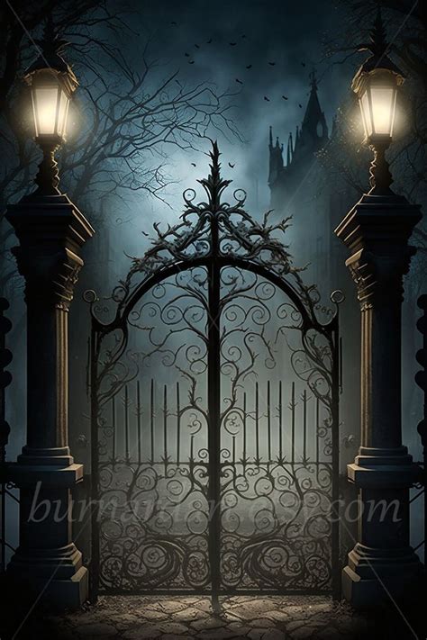 Gothic Gates Digital Download Fantasy Scary Spooky Haunted - Etsy in ...