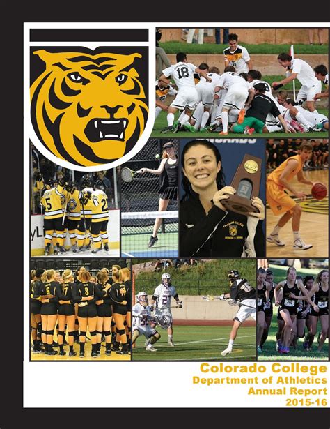 Colorado College Athletics 2015-16 Annual Report by Colorado College - Issuu