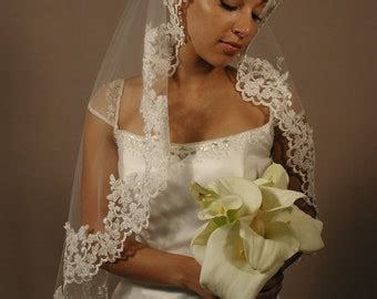 wedding veil bridal veil fingertip length 42 long with