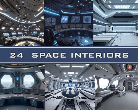 24 Spacecraft Interior Images 3D model | CGTrader