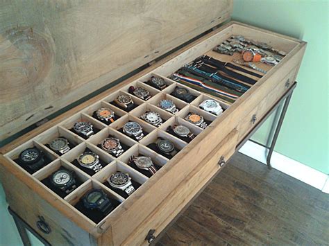 Homemade watch boxes and other bad ideas for storage -... | Diy display, Display case, Watch box