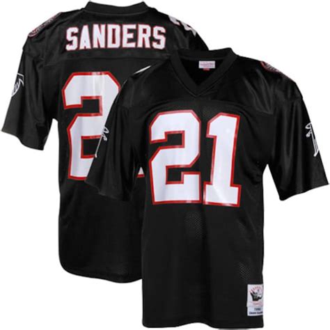 Mitchell & Ness Deion Sanders Atlanta Falcons 1990 Authentic Throwback ...