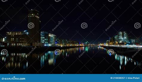 Beautiful City in the Night. Dublin, Ireland Stock Image - Image of dublin, ireland: 210038357